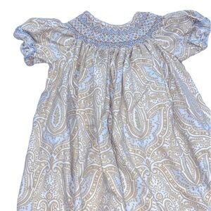 Le Za Me paisley smocked dress size 2